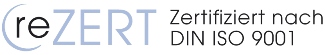 reZert zertifiziert nach DIN ISO 9001